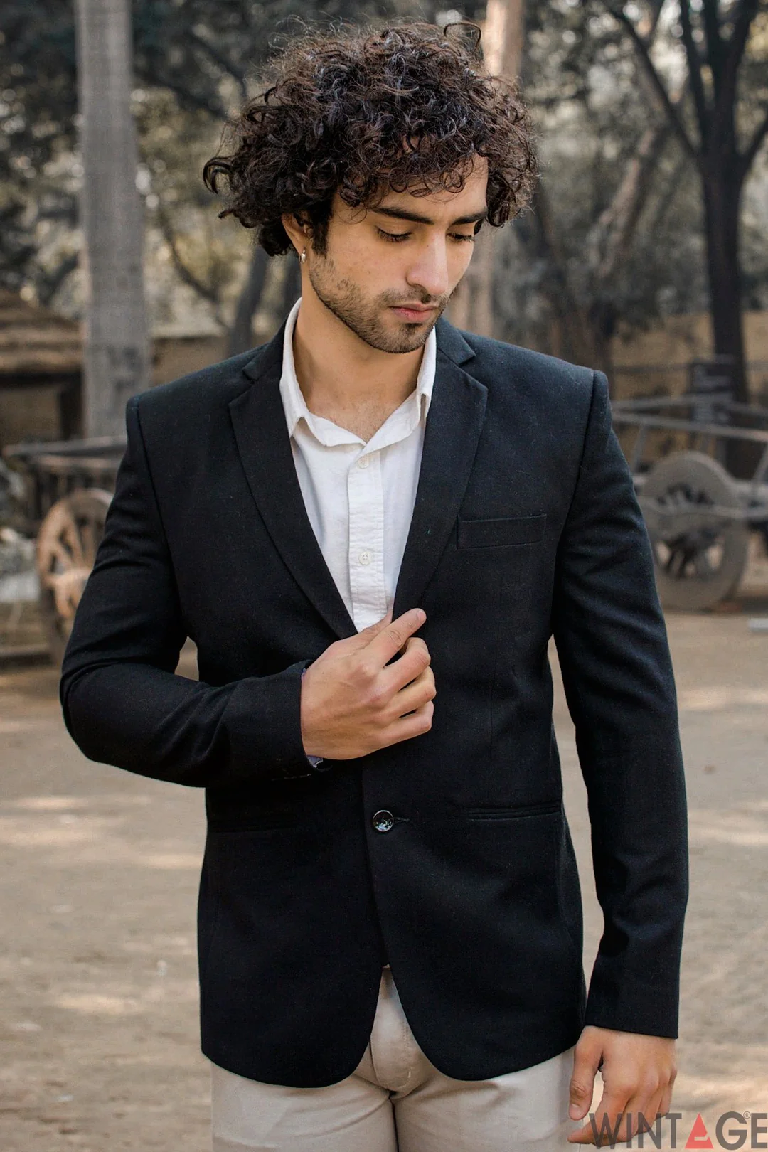 Wool Blend Blazer - Image 2